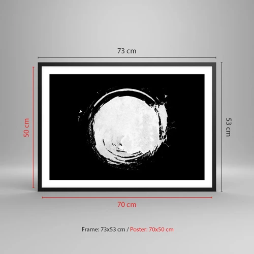 Póster en marco negro - La buena salida - 70x50 cm