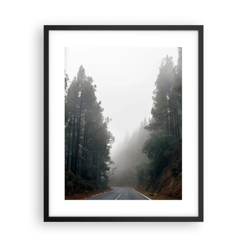 Póster en marco negro - La historia de un bosque mágico - 40x50 cm