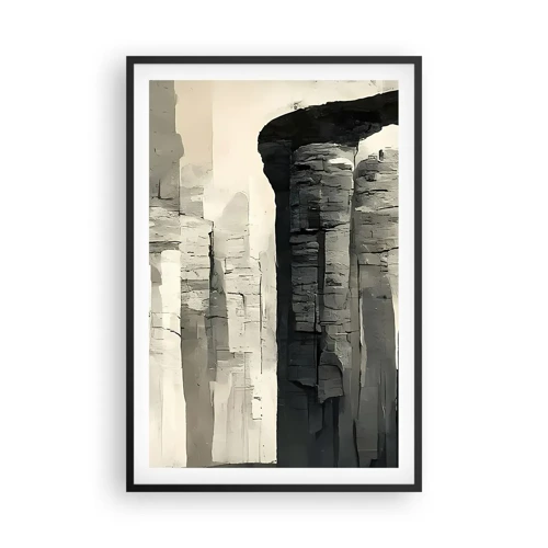 Póster en marco negro - La majestuosidad de la antigüedad - 61x91 cm