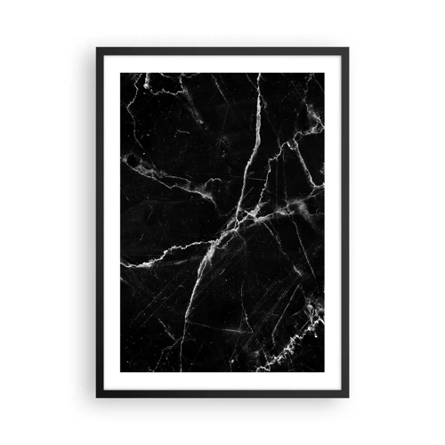 Póster en marco negro - La vida secreta de la piedra - 50x70 cm