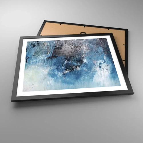 Póster en marco negro - Rapsodia celeste - 50x40 cm