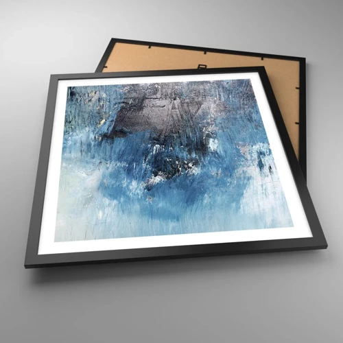 Póster en marco negro - Rapsodia celeste - 50x50 cm