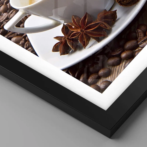 Póster en marco negro - Sabor y aroma picante - 61x91 cm