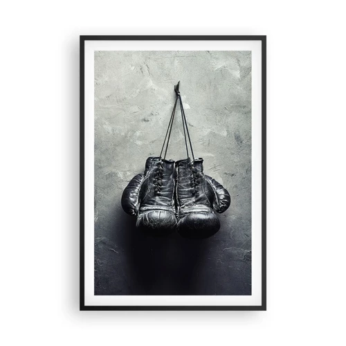 Póster en marco negro - Tiempo de lucha y tiempo de paz - 61x91 cm