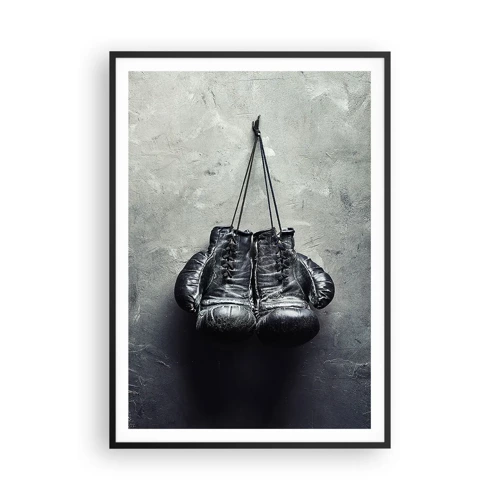 Póster en marco negro - Tiempo de lucha y tiempo de paz - 70x100 cm