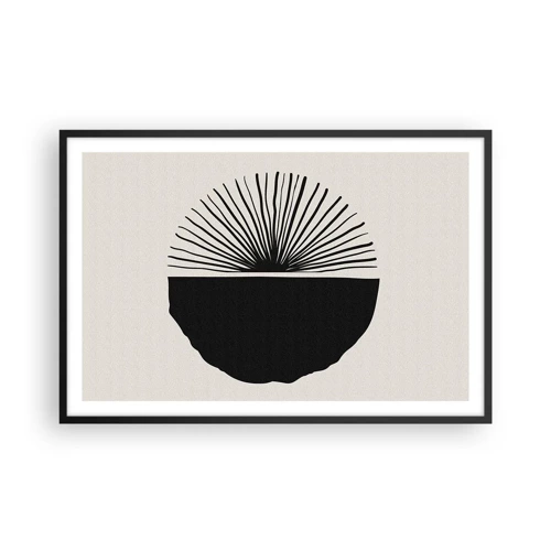 Póster en marco negro - Un abanico de posibilidades - 91x61 cm
