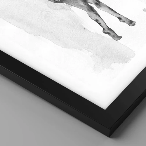 Póster en marco negro - Un estudio sobre el ideal de feminidad - 91x61 cm