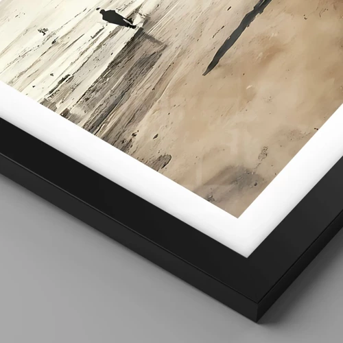 Póster en marco negro - Un sueño evocado - 70x50 cm