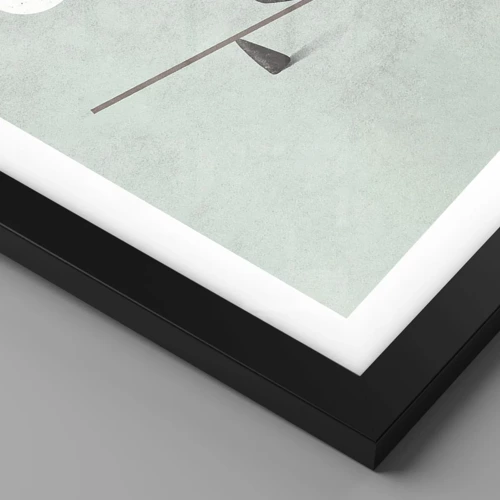 Póster en marco negro - Un sueño hecho realidad - 70x50 cm