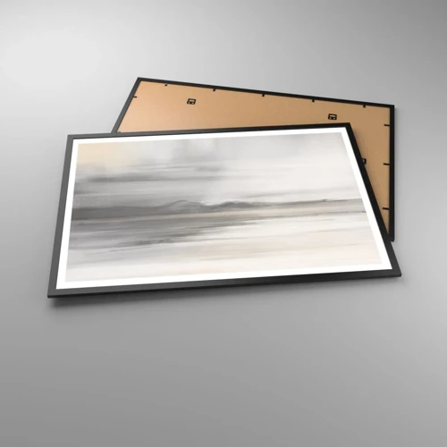 Póster en marco negro - Una distancia reflexiva - 91x61 cm