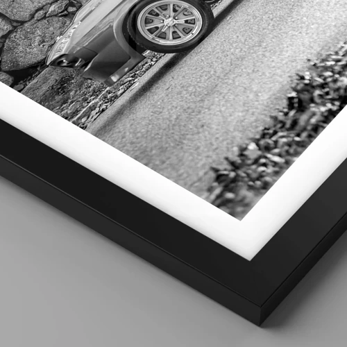 Póster en marco negro - Una leyenda de los años 60 - 50x70 cm