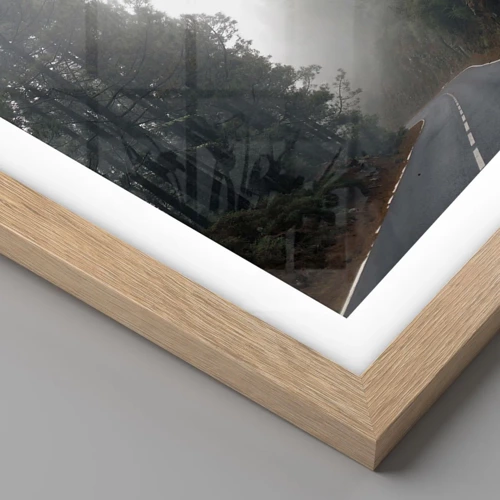Póster en marco roble claro - La historia de un bosque mágico - 50x70 cm