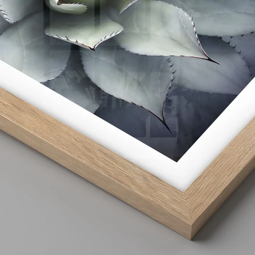 Póster en marco roble claro - Perfección natural - 60x60 cm