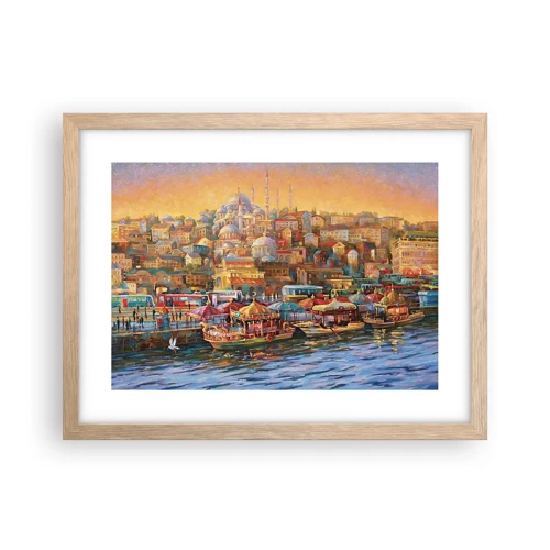 Póster en marco roble claro - Una historia en Estambul - 40x30 cm