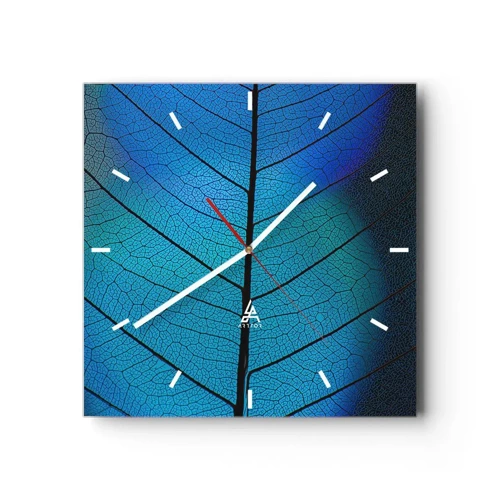 Reloj de pared - Reloj de vidrio - Construcción intrincada - 40x40 cm