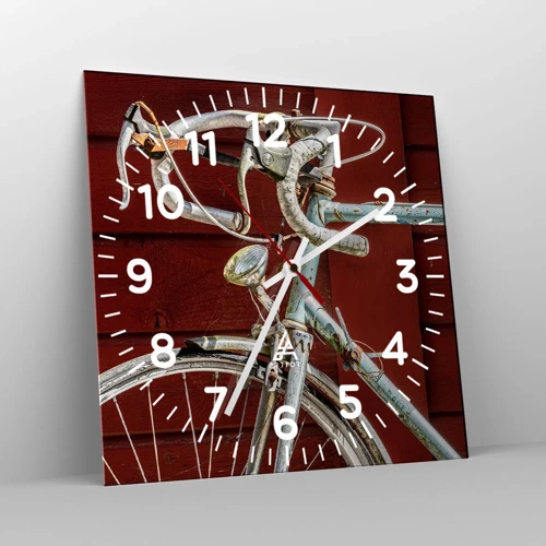 Reloj de pared - Reloj de vidrio - Creada para las victorias - 40x40 cm