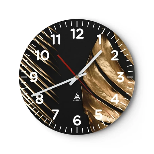 Reloj de pared - Reloj de vidrio - Diferente, e igualmente valioso - 30x30 cm