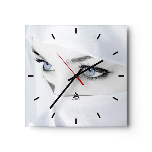 Reloj de pared - Reloj de vidrio - Directamente de las mil y una noches - 40x40 cm