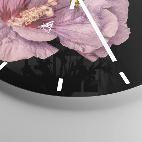 Reloj de pared - Reloj de vidrio - Directo al corazón - 40x40 cm