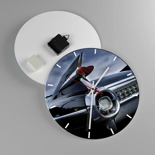 Reloj de pared - Reloj de vidrio - ¡Por eso es hermoso! - 30x30 cm