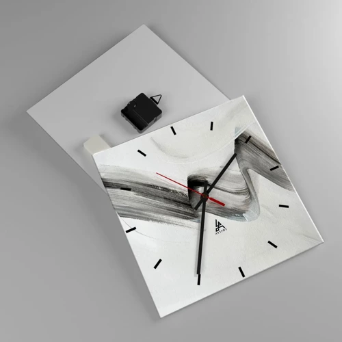 Reloj de pared - Reloj de vidrio - Solo por diversión - 30x30 cm