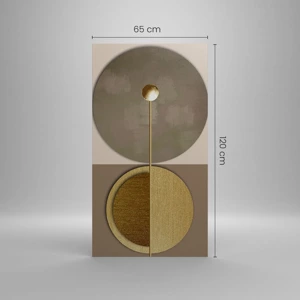 Cuadro sobre lienzo - Impresión de Imagen - Equilibrio perfecto - 65x120 cm