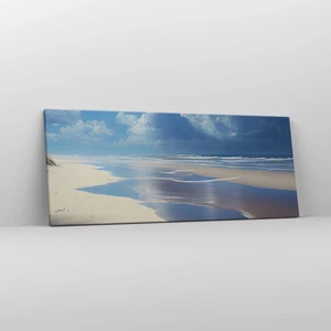 Cuadro sobre lienzo - Impresión de Imagen - Vacaciones en el paraíso - 100x40 cm