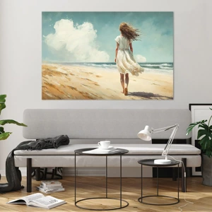 Cuadro sobre vidrio - Impresiones sobre Vidrio - Al encuentro del sol y del viento - 120x80 cm