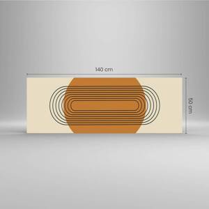 Cuadro sobre vidrio - Impresiones sobre Vidrio - El plan perfecto - 140x50 cm