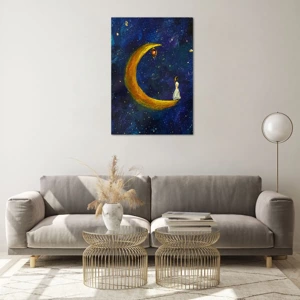 Cuadro sobre vidrio - Impresiones sobre Vidrio - La llamada de la Luna - 70x100 cm