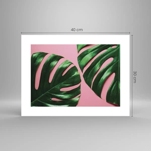 Póster - Cita con el verde - 40x30 cm