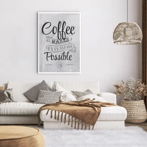 Póster - ¿Cómo no amar el café? - 70x100 cm