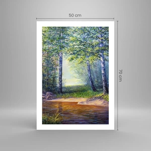 Póster - Paisaje idílico - 50x70 cm