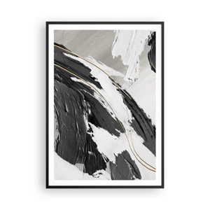 Póster en marco negro - Abstracción con estilo - 70x100 cm