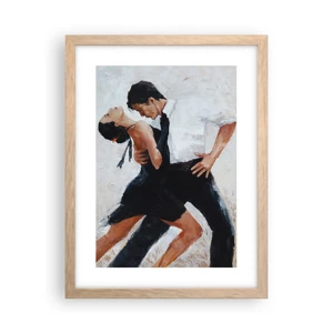 Póster en marco roble claro - El tango de mis sueños - 30x40 cm